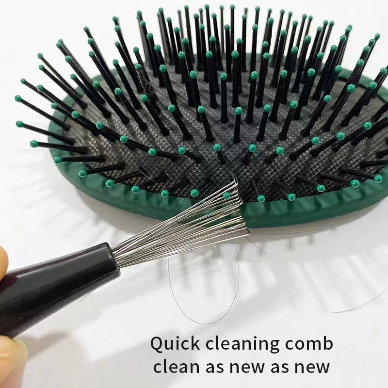 Comb Hair Brush Cleaner Plastic Metal Cleaning Remover Embedded Tool Qme