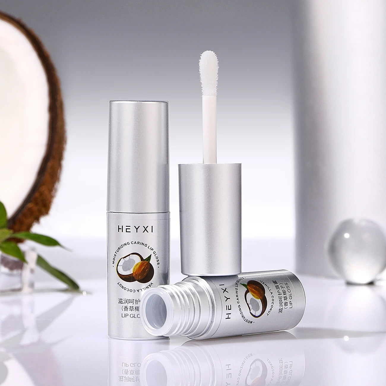 Vanilla Coconut Flavored Moisturizing Caring Lip Gloss Suitable All Qme