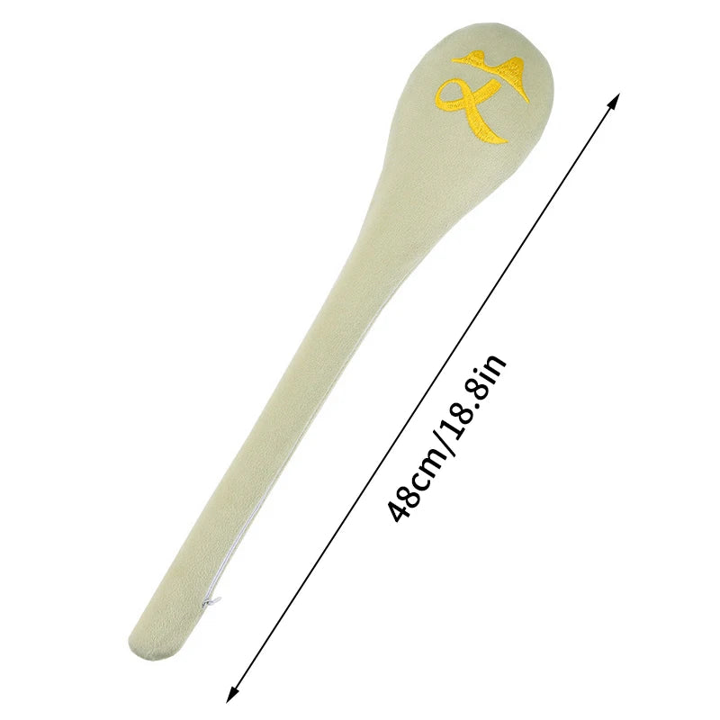 Extended Back Massage Hammer High-elasticity Velvet Meridian Massager Qme