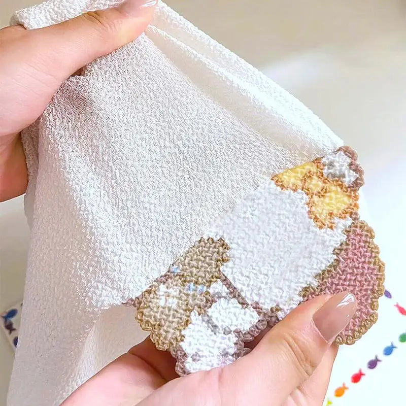 Flash Ironing Cloth Towel Texture Fabric Reusable Adient Perler Beads Qme