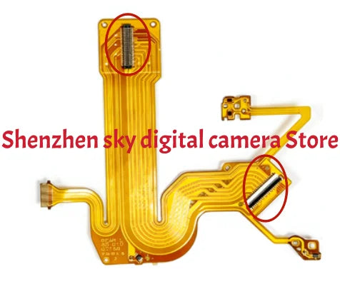 1 pcs （With components）For Canon R50 Back Cable Menu Rear Shell Button Board Large Flex Qme Default Title