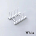 Plastic Drain Rack For Dishes Multifu Kitchen Cabinet Storage And Organizing Shelf Household Bowl Rack Plate Rack And Dish Rack Qme White