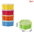 Flower Heart Square Shape Lunch Box Plastic Condiment Bottle Ketchup Qme Flower