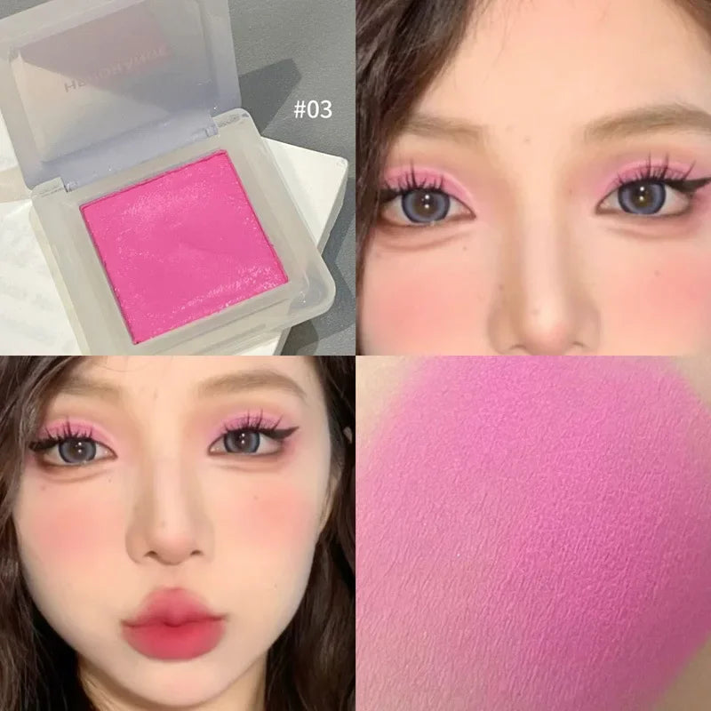 Wild Rose Black Eyeshdaow Palette Matte Glitter Single Color Eyeshadow Gothic Red Pigments Waterproof Fashion Smoky Eyes Makeup Qme 03