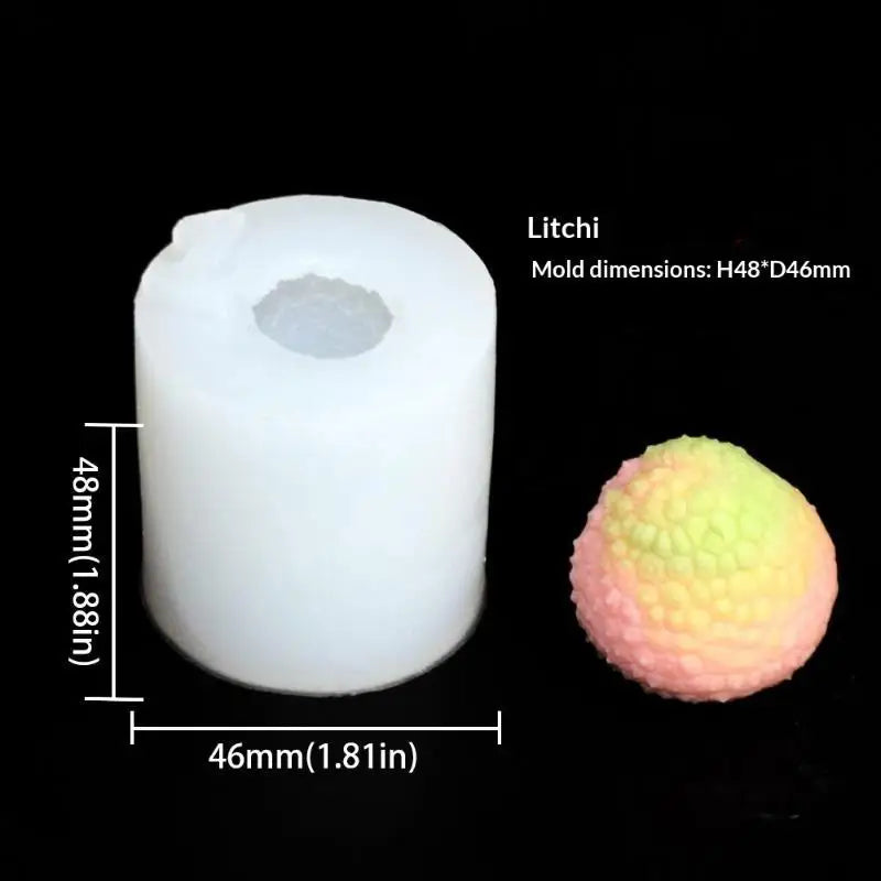 3D Fruit Shaped Silicone Molds With Food Grade Material And Easy Demold Perfect For Candle Making Soap Making Baking DIY Crafts Qme N