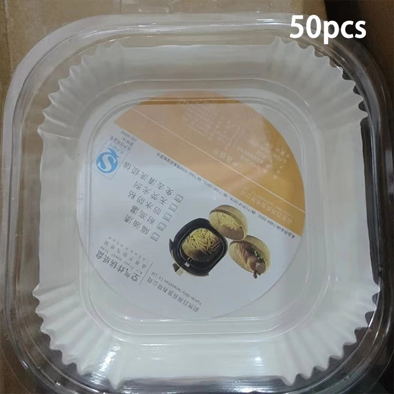 Temperature Resistant Paper Trays Air Fryers Oil Absorbing Food Grade Qme F