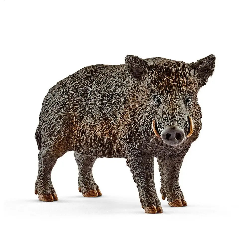 Realistic Boar Animal Model Simulated Wild Pig Action Figures Qme