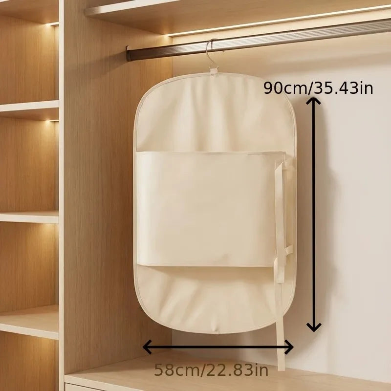 Closet Compression Hanging Bag Down Jackets Coats Space Saving 50% Bedroom Accessories Clothing Organizer Qme