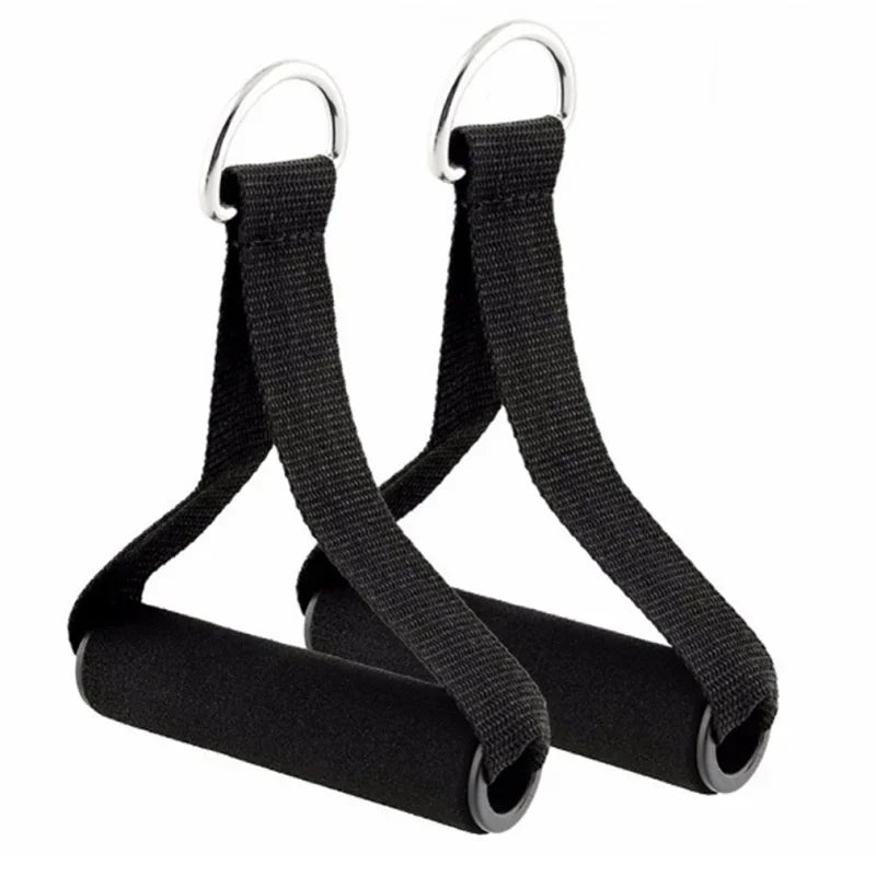 2PCS Pull Rope Grip Fitness Accessories Exercise Band Handle Rally Handle for Yoga Hammock Handle Resistance Bands Foam Handle Qme 2pcs