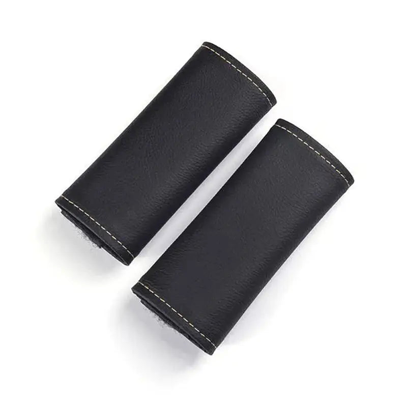 Car Door Inner Handle PU Leather Cover Protective Case Styling Qme H