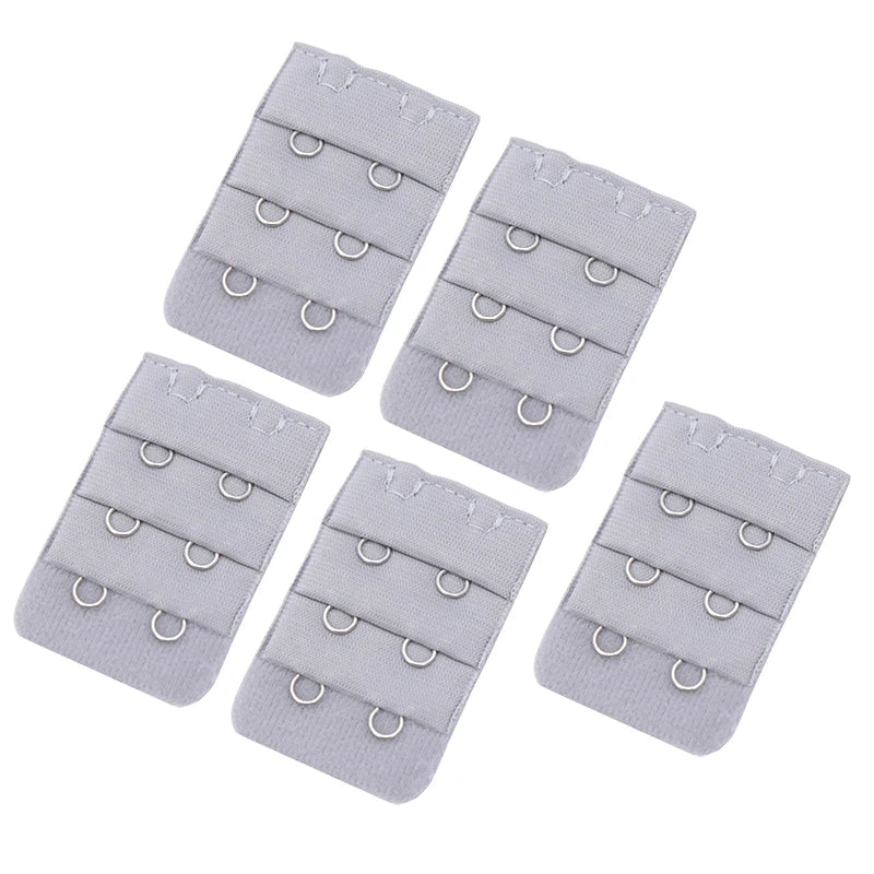 Bra Extender Strap Extension 2 Hooks 3 Rows Women Intimates Qme GRAY one size