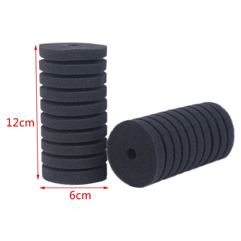 XY-2822 2821 Filter Fish Tank Air Pump 12 Supplies Aquarium Sponge Qme