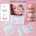 100 Strips Sheet Disposable Invisible Nose Patches Ultra-thin Paper Qme 2