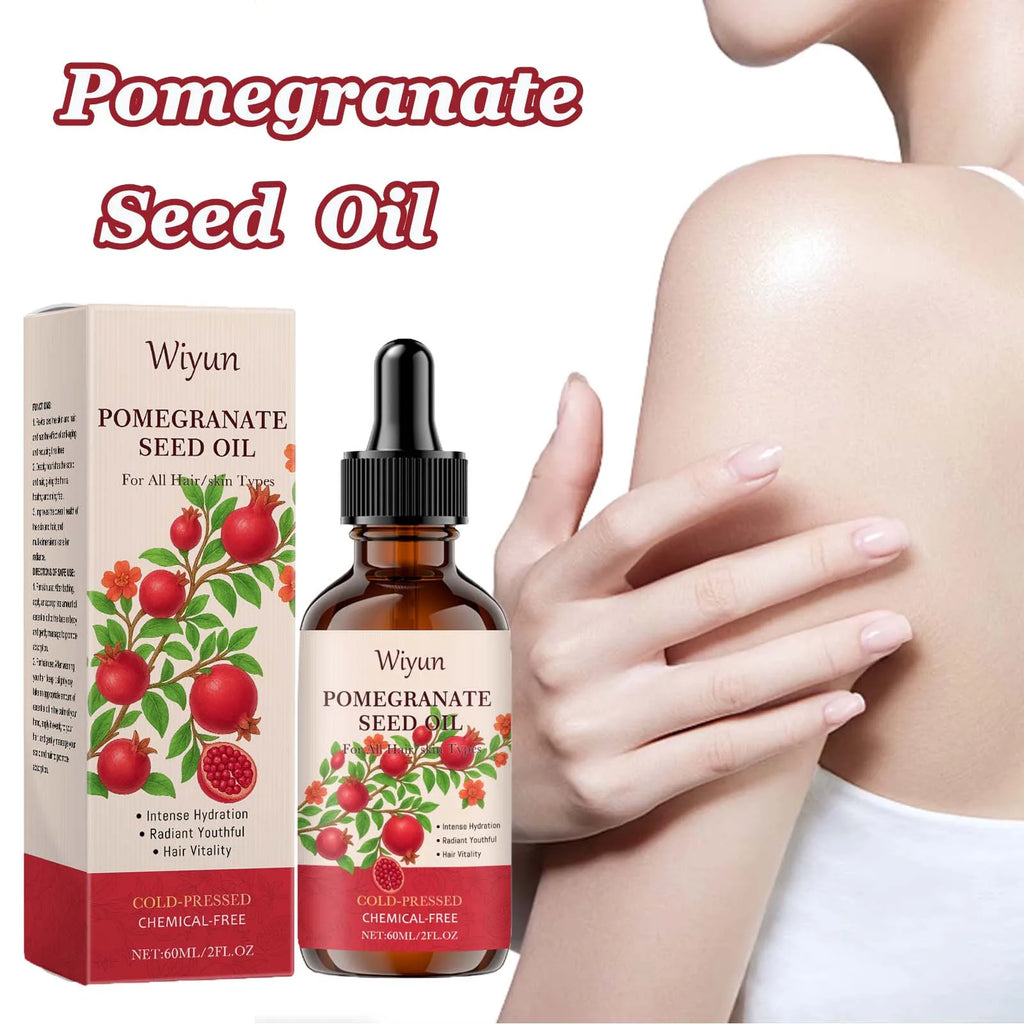 Pomegranate Seed Oil Hydrating Multi-Purpose Oil for Body Hair Nourish Scalp Hair Improve Dryness Tightening Smoothing Body Oil Qme