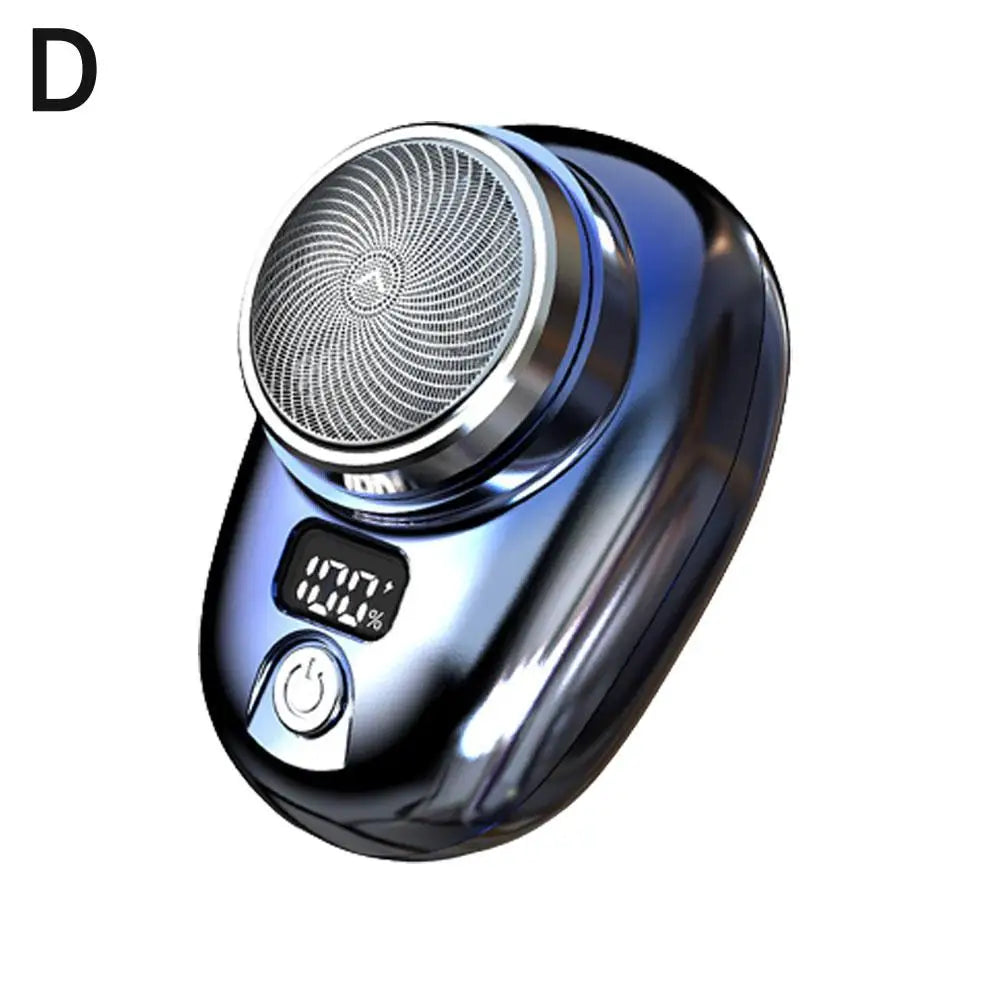 Mini Electric Razor Shaver for Men Vehicle Mounted Shave with Digital Display Cordless Travel Pocket Shaver Face Beard Trimmer Qme D China