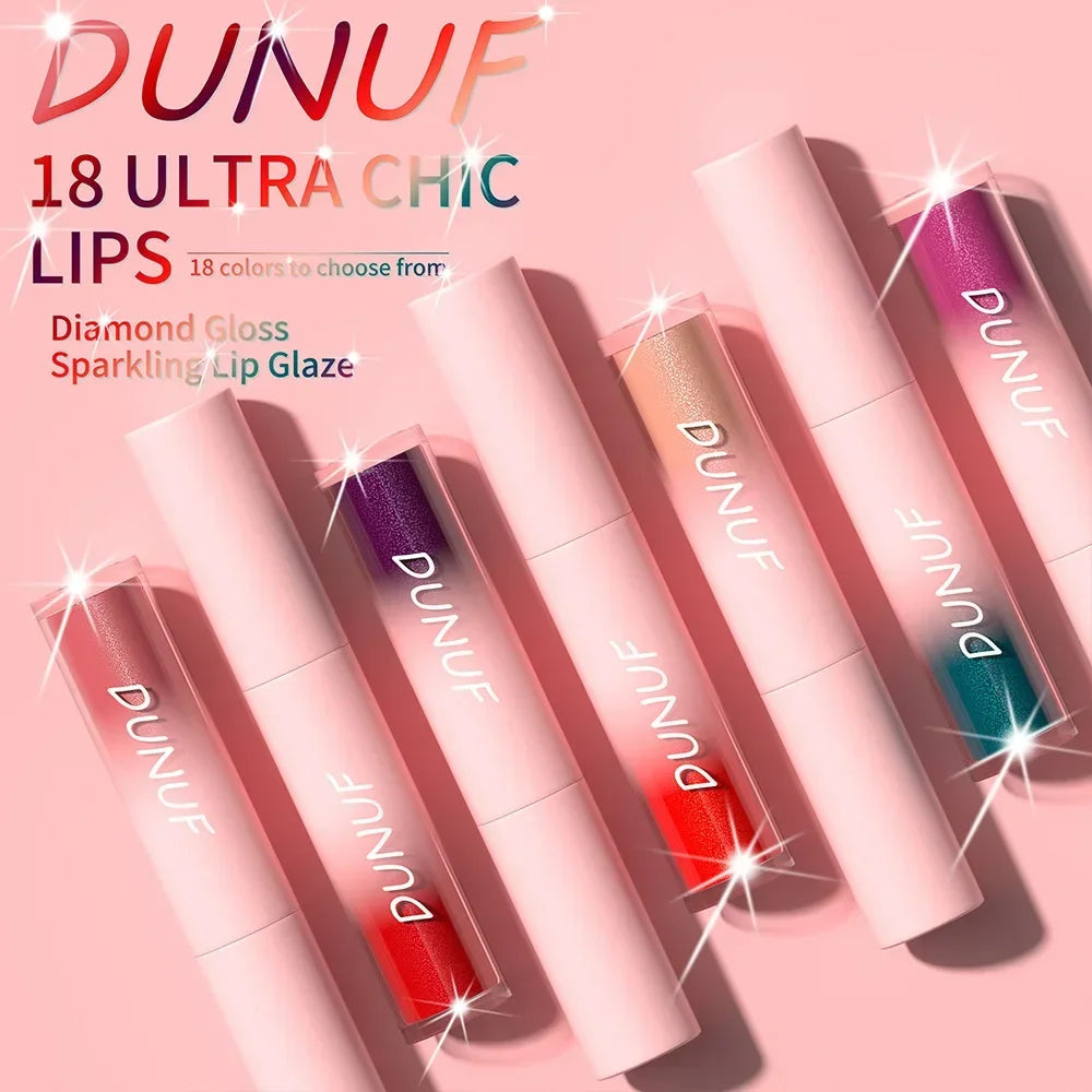 Pearlescent Lipstick Waterproof Long-lasting Lip Gloss Easy Paint Qme