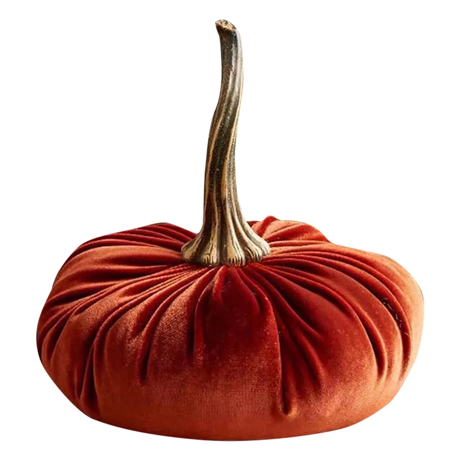 Velvet Soft Pumpkin Ornaments Handmade Home Holiday Ornaments Decoration Autumn Decoration Qme