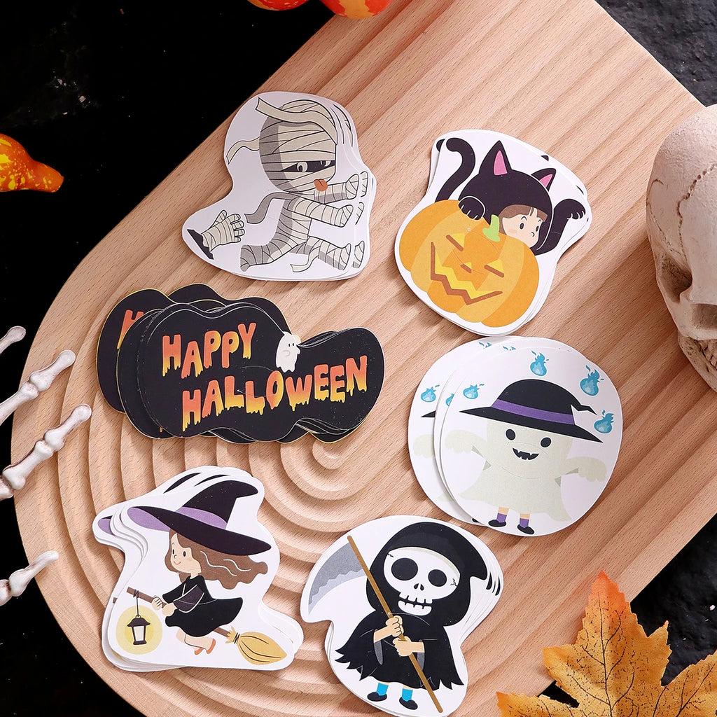Halloween Lollipop Cards—Pack of 30: Fun Halloween Candy Cards for Kids, Featuring 6 Different Witch Designs to Celebrate Halloween Qme 30Pcs Other Other