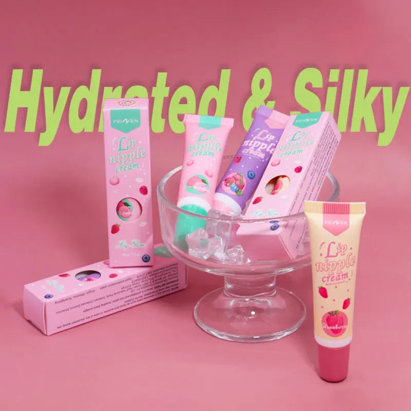 Shimmering Hydrating Lip Oil Tinted Argan Fruit Flavors Nourishing Qme