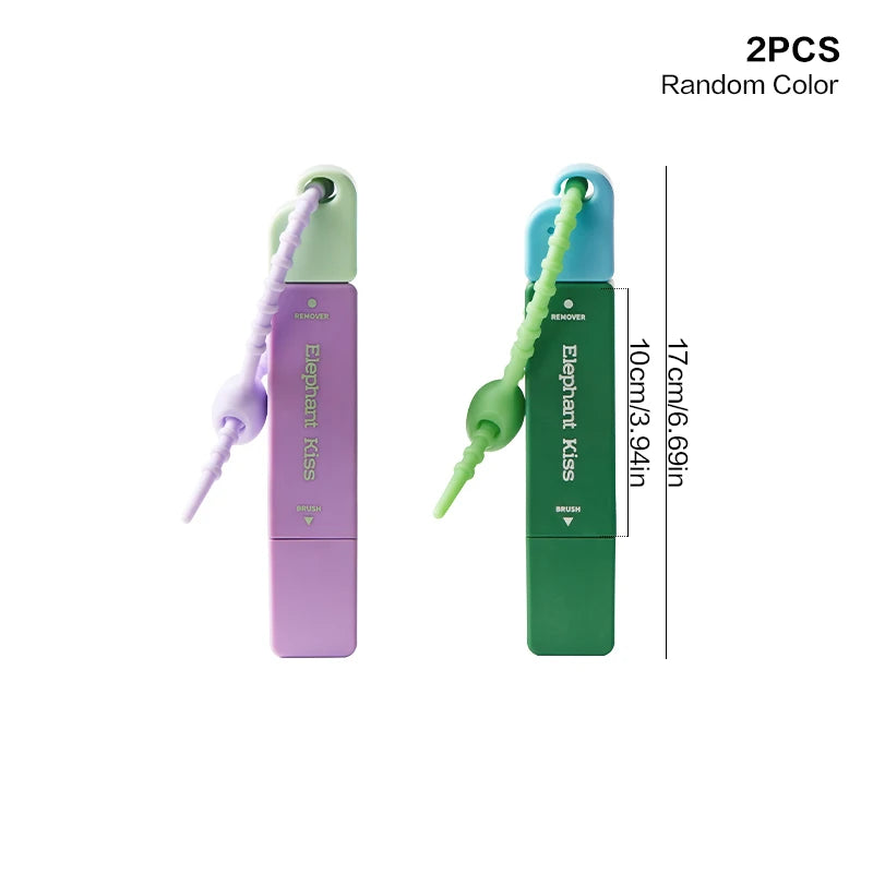 White Clothes Stain Remover Pen Household Powerful Degreasing Pen Portable Waterless Oil Stain Remover Pen For Emergency Use Qme D 2pcs