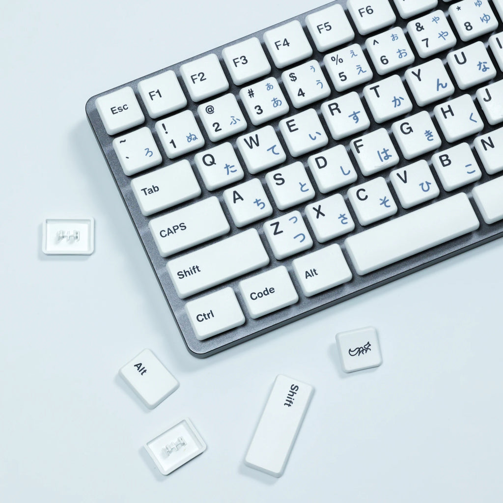 CHOSFOX CFX Low Profile PBT Keycap for Kailh 1350 Choc Low Profile Switch Mechanical Keyboard Ultra Thin English/Japanese Keycap Qme