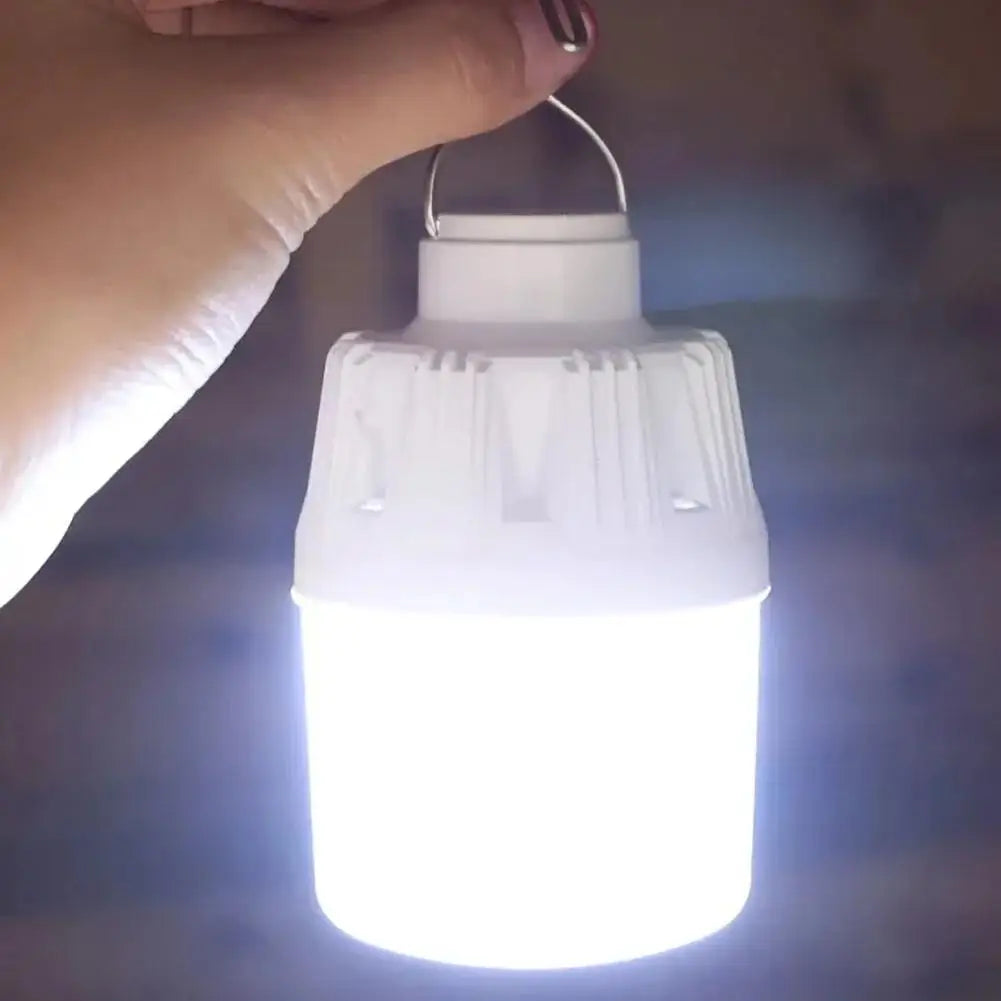 Outdoor USB Rechargeable LED Lamp Bulbs High Brightness Emergency Light Hook Up Camping Fishing Portable Lantern Night Lights Qme