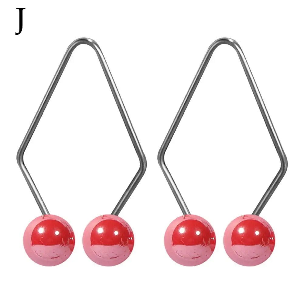 1 Pair Dimple Makers Cheeks Maker Balls Face Improve Smile Easy Wear Qme J