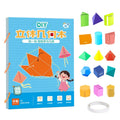 3D Geometry Learning Book Braided Rope Design Pull String Teach Qme 15-Model