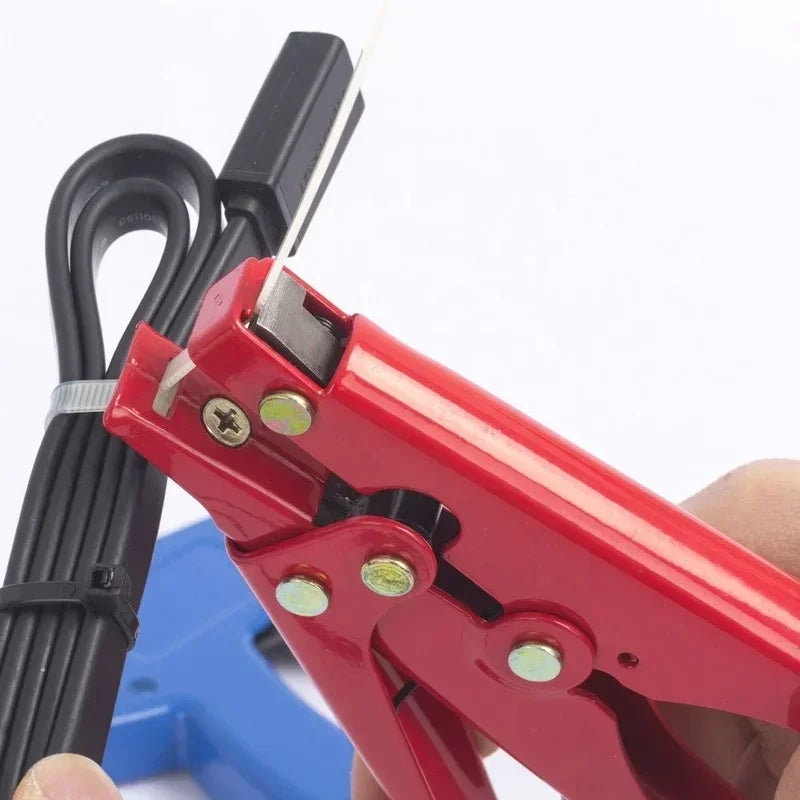 Tool for Plastic Nylon Cable Tie, Tensioning and Cutting, 2.4 - 9 Mm Cable Tie Gun, Plier or Fasteners Circlipstang Qme
