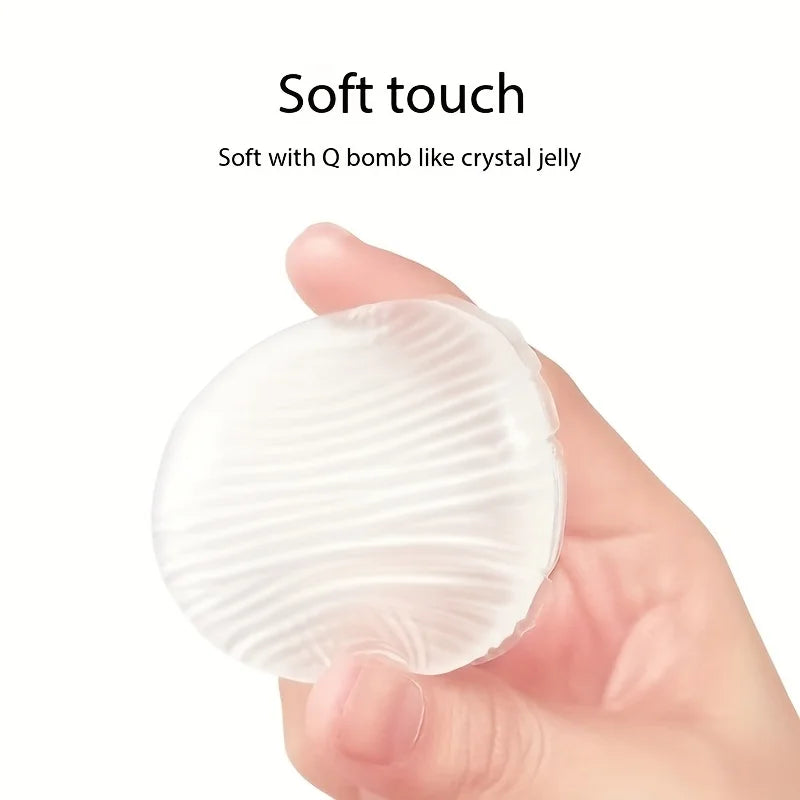 Transparent Silicone Makeup Puffshypoallergenic Beauty Blenders Qme