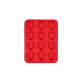 Heart Shaped Chocolate Silicone Baking Molds Bakeware Mold French Qme Red