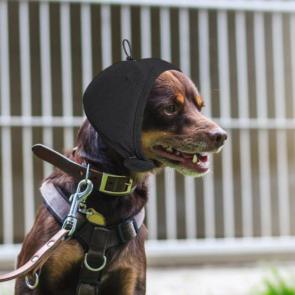 Dog Ear Hoodie Gentle Pet Calming Headband Cat Small Medium Large Qme