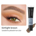3D Tear Off Dye Eyebrow Cream Waterproof Lightweight Smooth Natural Qme 01 light brown