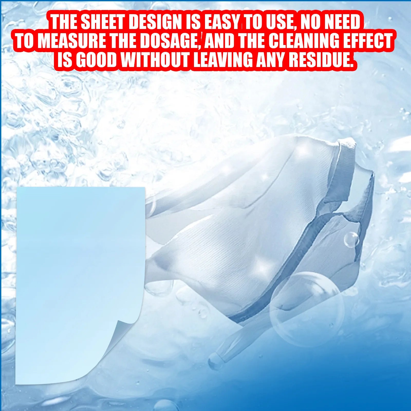 Laundry Tablet Clothing Laundry Soap Bubble Paper Concentrated Washing Powder Detergent Washing Machines Clothes Cleaning Sheets Qme