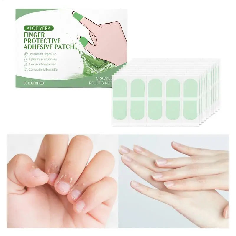 Box Cracked Hands Patches Moisturizing Dry Finger Tape Bandage Qme