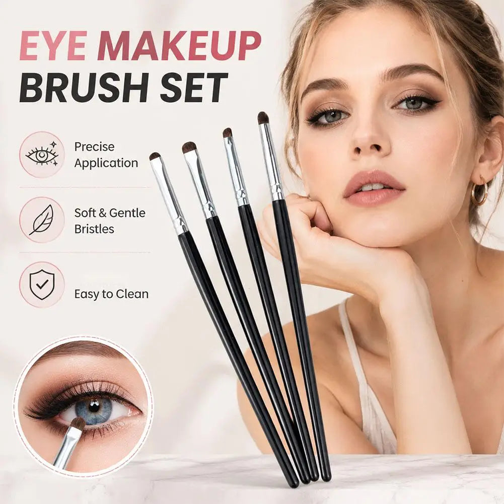 Detail Eye Makeup Brushes Eyeshadow Eyeliner Brush Powder Gel Cream Qme