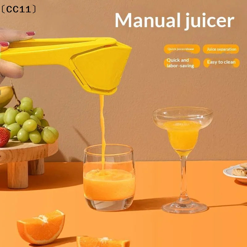 Manual Handheld Citrus Juicer Juice Yield Easy Grip Handle Home Lemon Qme