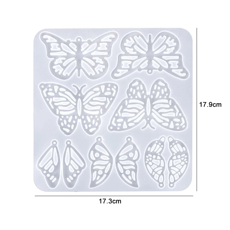 Earring Resin Silicone Molds Pendant Epoxy DIY Craft Women Earrings