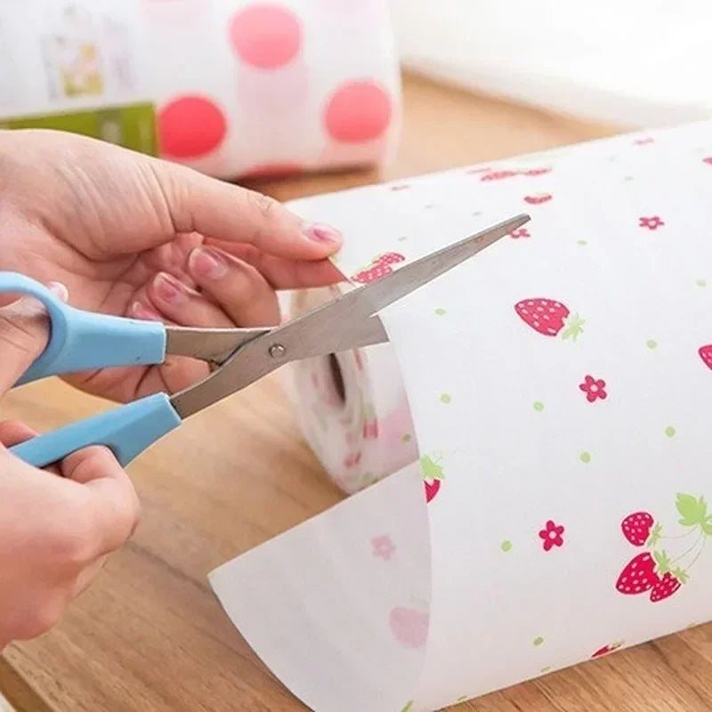 1PCS Household Printed Waterproof Multifunctional Anti Slip Dining Mat Can Be Cut To Prevent Moisture Mold and Dirt Cabinet Mat Qme