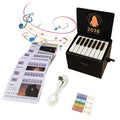 Interactive 2026 Desk Calendar Swift Compact Piano 52 Music Sheets Qme A1