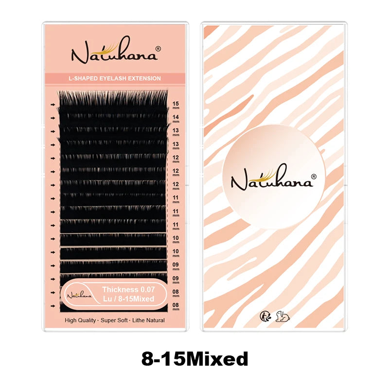 NATUHANA Faux Individual Lashes L LU M Curl Maquiagem Cilios Qme