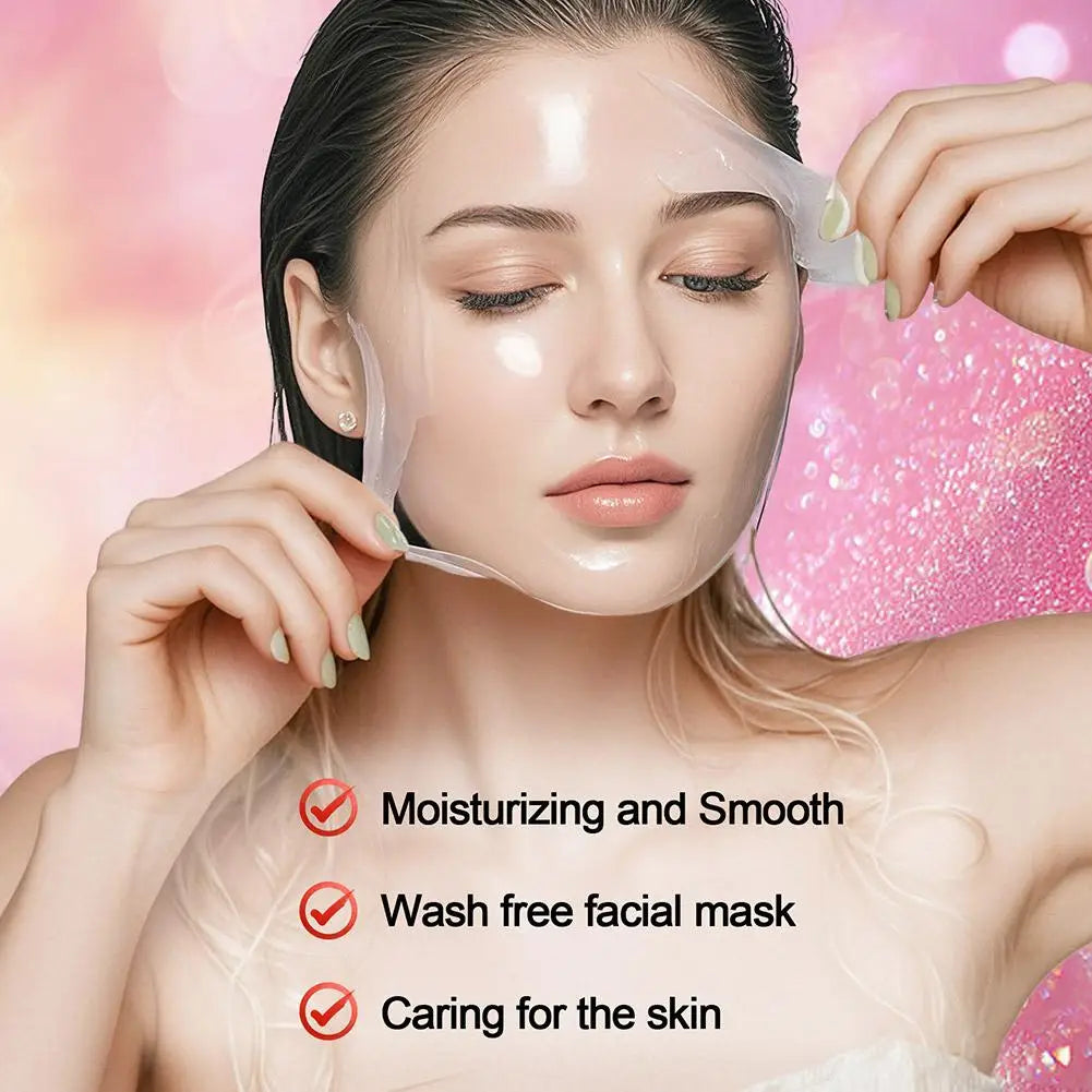 1 Collagen Night Wrapping Mask Peel-off Overnight Face Deeply Hydrate Qme