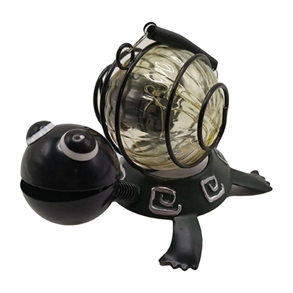 Solar Turtles Outdoors Waterproof Metal Turtle Shaped Decorative Qme