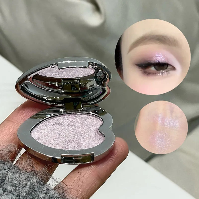 HERORANGE Loveheart Monochrome Highlighter Pearlescent Shawdow Qme