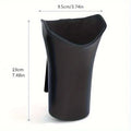 Keep Your Car Organized and Clean with this Stylish Hanging Trash Can! Qme Black
