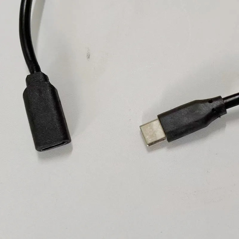 3PCS Raspberry Pi 4A High Current USB Cable with 501 Button Switch Type-C Male to Female Extension Power Cord Qme