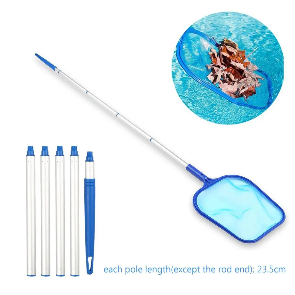 Professional Leaf Rake Deep Bag Swimming Pool Cleaning Nets Spa Rubbish Skimmer Pool Net Pool Cleaning Net Piscina Accessories Qme