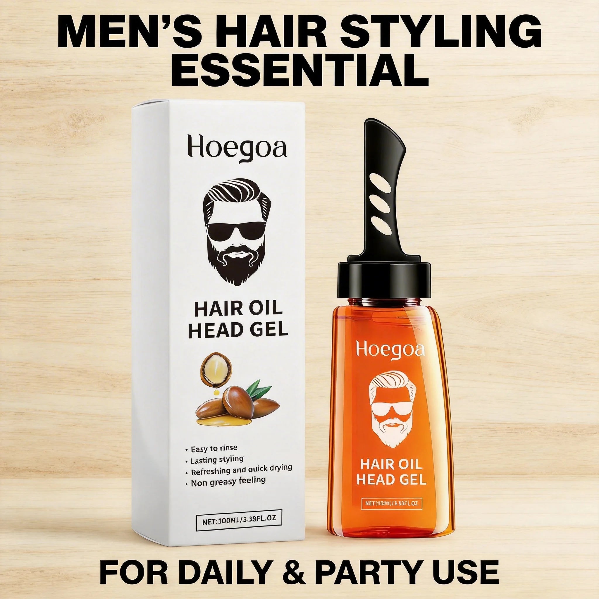 Hair Styling Wax Gel Volumizing Hair Long-Lasting Fluffy Hair Fashion Holding Finishing Professional Men Hair Oil Styling Tools Qme