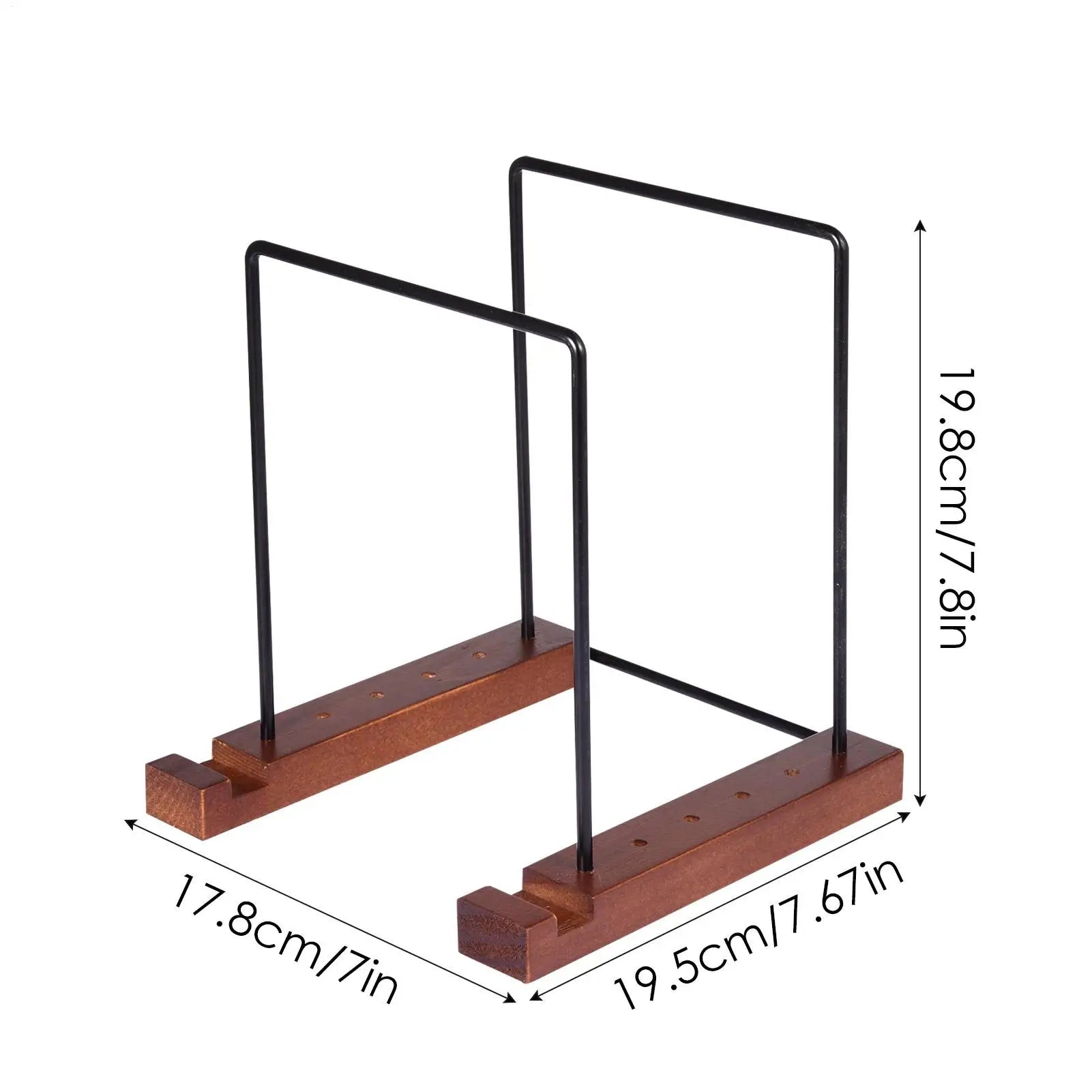 Record Table Stand Tabletop Wooden Space Saving Display Shelf Home Qme