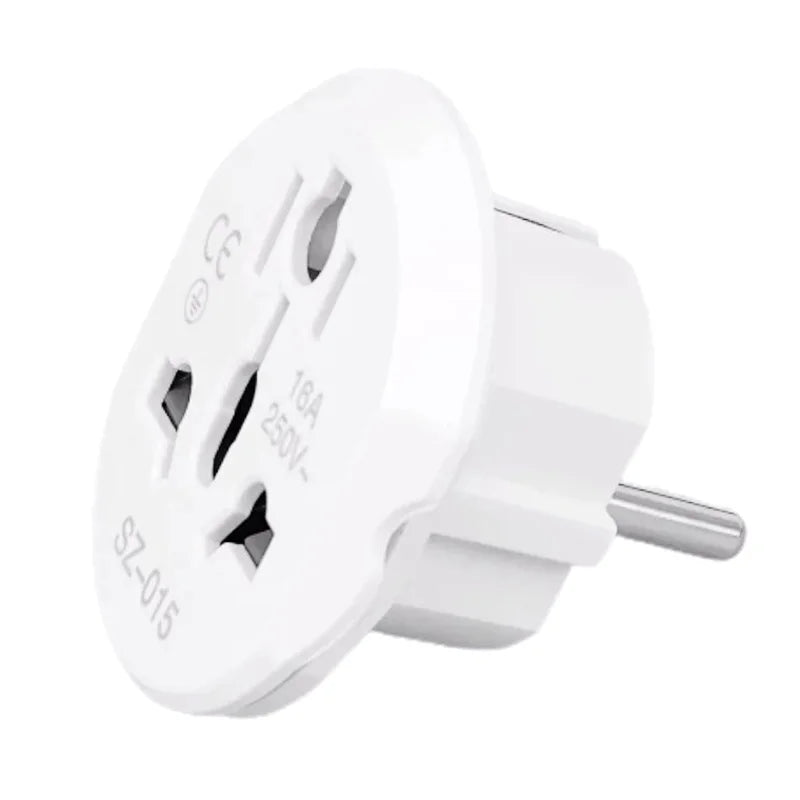 Euro Travel Converter 16A Universal Adapter UK US AU EU AC 250V Qme